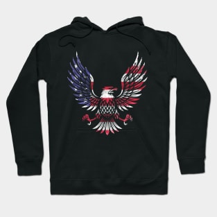 USA  Merica Eagle USA 4th July Hoodie